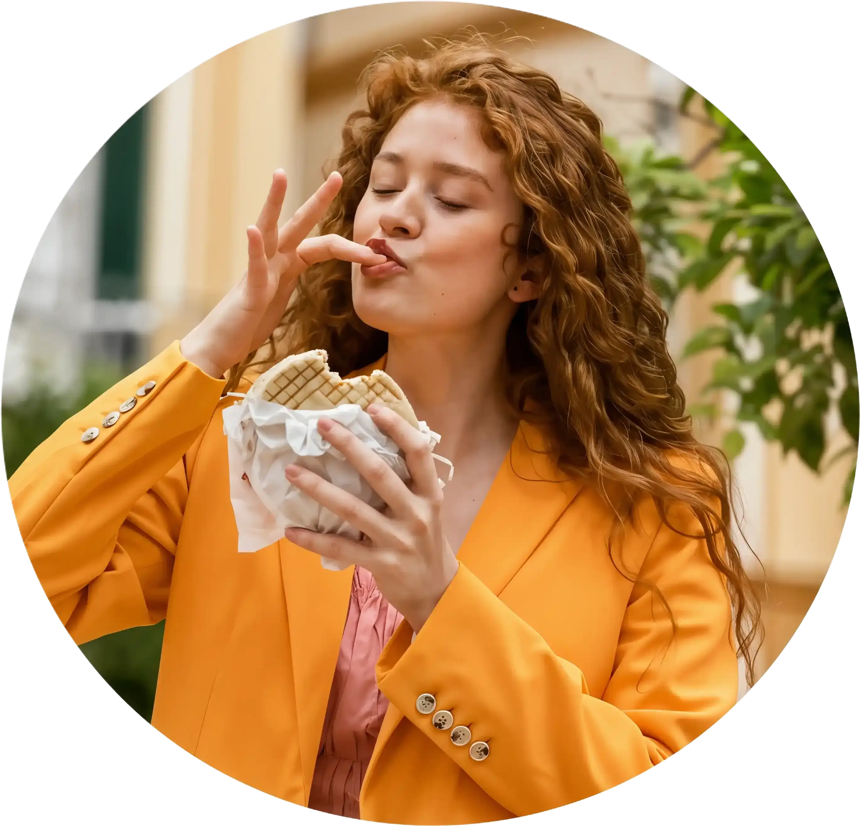 Chef assembling a chicken sandwich