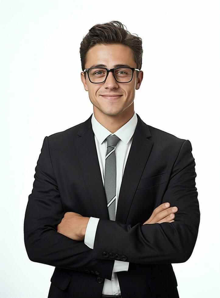 RAYLEIGH'S founder in a white shirt